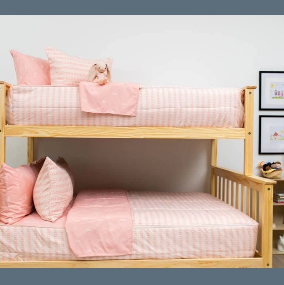Beddy's Pink Twinkle Toes Twin Zipper Bedding. New In Bag!